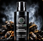 Black Ledger — 250 mL Money IQ Legacy body spray artwork